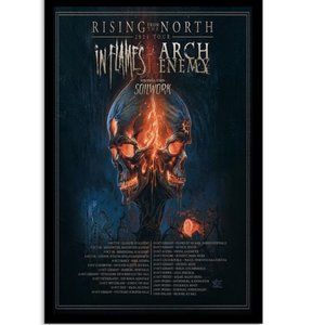 In Flames Rising From The North Tour 24 Poster